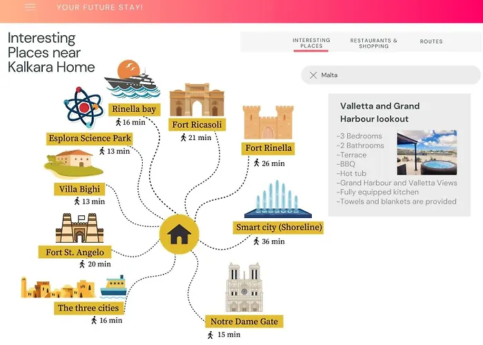 Апартаменты Valletta And Grand Harbour Lookout *